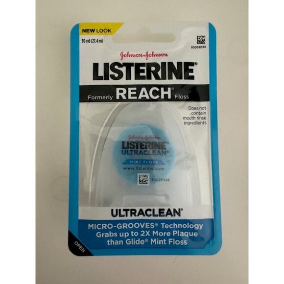 Listerine REACH Ultraclean Mint Floss 30 Yards - 2 Pack- New - Picture 5 of 6